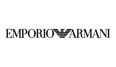 Emporio Armani – logo of the eyewear and frames brand available at THE OPTICAL in Limassol