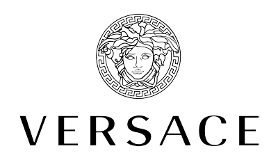 Versace – logo of the eyewear and frames brand available at THE OPTICAL in Limassol