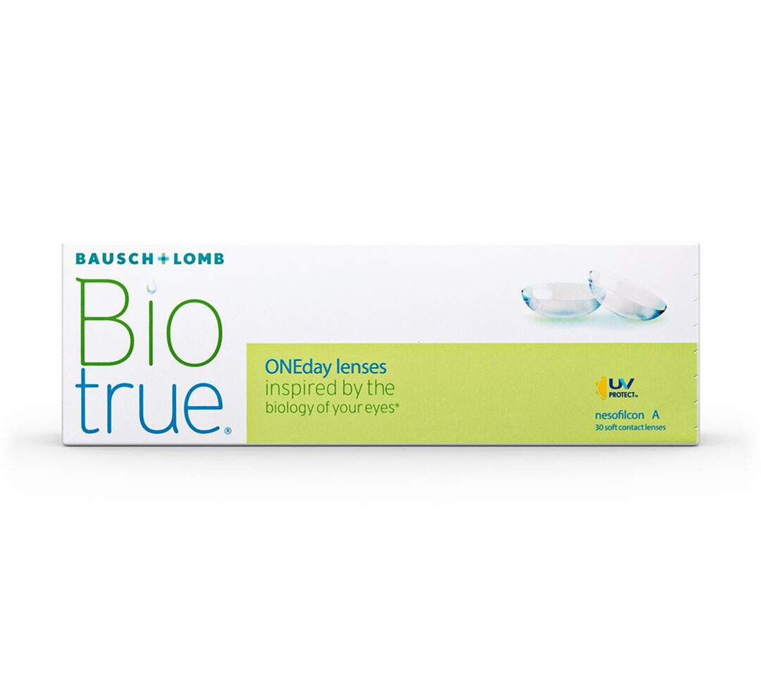 Biotrue ONEday contact lenses box