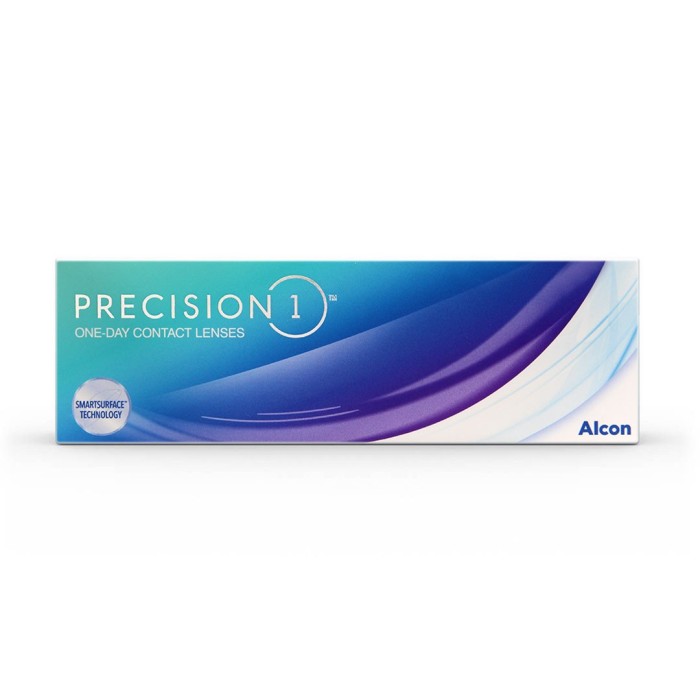 Precision 1 daily contact lenses packaging