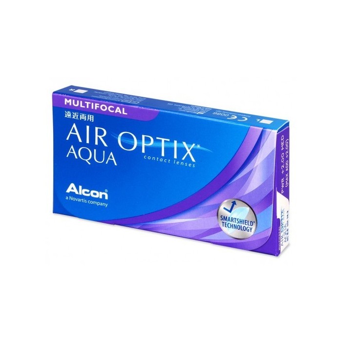 Air Optix Aqua Multifocal contact lenses box
