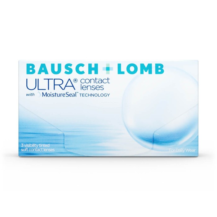 Bausch & Lomb ULTRA monthly contact lenses package