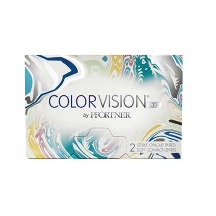 ColorVision monthly contact lenses with colour