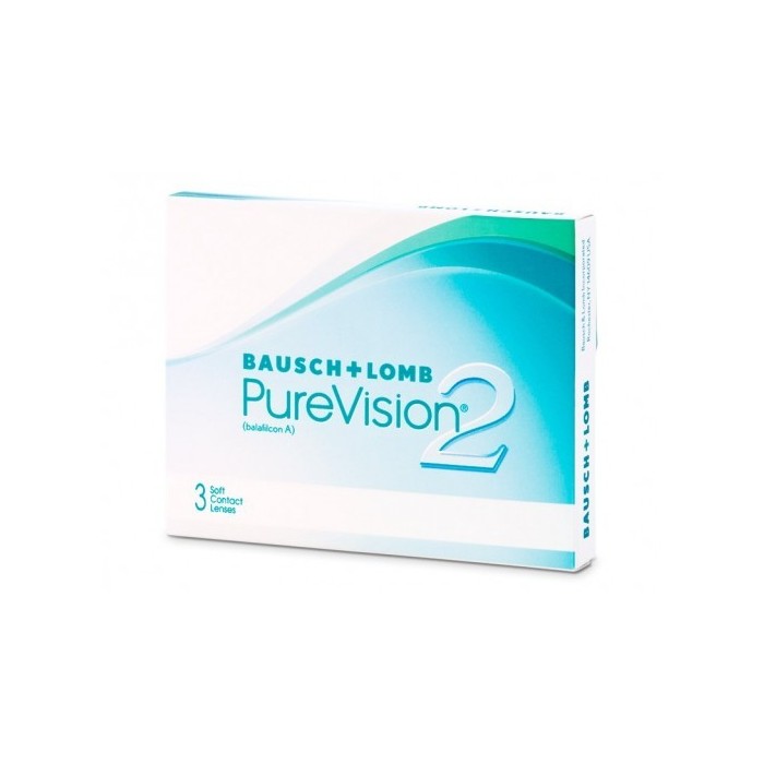 PureVision 2 monthly contact lenses packaging