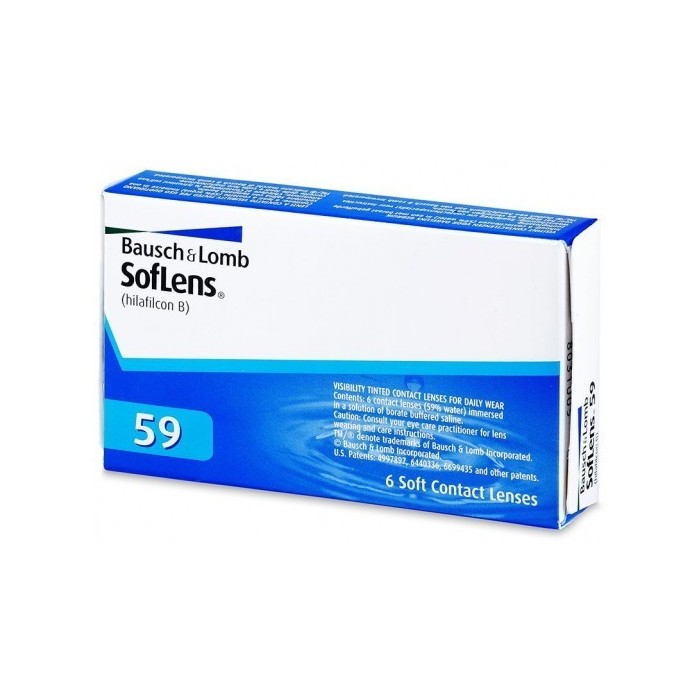 SofLens 59 monthly contact lenses packaging
